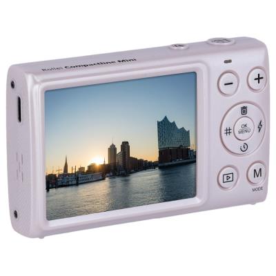 Rollei Compactline Mini/ 64 MPix/ 18x digital zoom/ 2,8 LCD/ 4K video/ Růžový
