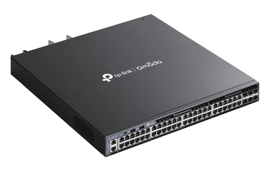 TP-Link SG6654XHP, Omada 48-Port Gigabit L3 PoE Switch, 48x GLAN PoE+, 6x 10GB SFP+, 1440W PoE budget