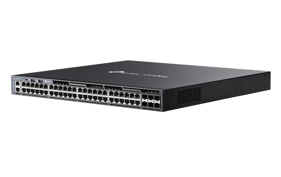 TP-Link SG6654XHP, Omada 48-Port Gigabit L3 PoE Switch, 48x GLAN PoE+, 6x 10GB SFP+, 1440W PoE budget