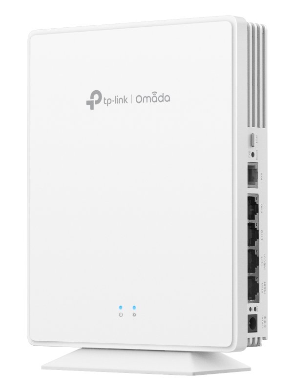 TP-Link EAP650-Desktop Omada AX3000 stolní AP DualBand Wi-Fi 6, 574Mbps 2.4 GHz + 2402 Mbps 5 GHz, 4x GLAN, PoE in+out