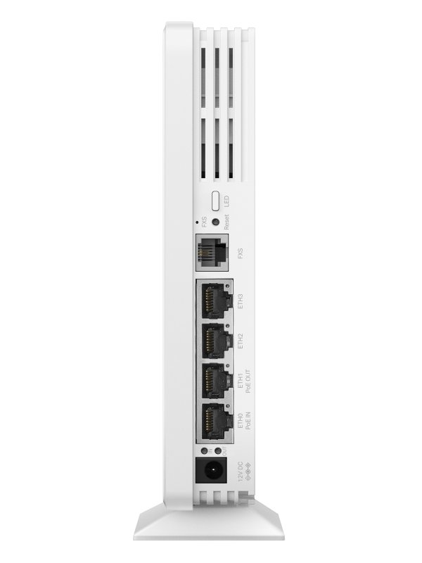 TP-Link EAP650-Desktop Omada AX3000 stolní AP DualBand Wi-Fi 6, 574Mbps 2.4 GHz + 2402 Mbps 5 GHz, 4x GLAN, PoE in+out