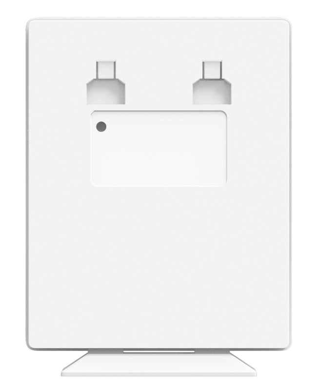 TP-Link EAP650-Desktop Omada AX3000 stolní AP DualBand Wi-Fi 6, 574Mbps 2.4 GHz + 2402 Mbps 5 GHz, 4x GLAN, PoE in+out