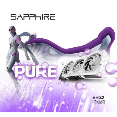 SAPPHIRE PURE AMD RADEON RX 9070 GAMING OC 16GB / 2x HDMI / 2x DP