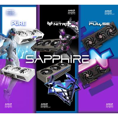 SAPPHIRE PULSE AMD RADEON RX 9070 GAMING 16GB / 2x HDMI / 2x DP