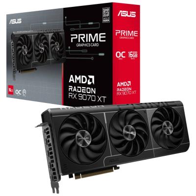 ASUS PRIME Radeon RX 9070 XT O16G / 16GB GDDR6 / PCI-E / 3x DP / 1x HDMI