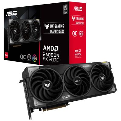 ASUS TUF Radeon RX 9070 O16G GAMING / 16GB GDDR6 / PCI-E / 3x DP / 1x HDMI