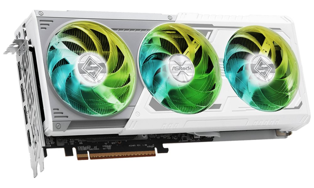 ASROCK AMD Radeon RX 9070 XT Steel Legend 16GB / 16GB GDDR6 / PCI-E / HDMI / 3x DP / Bílá