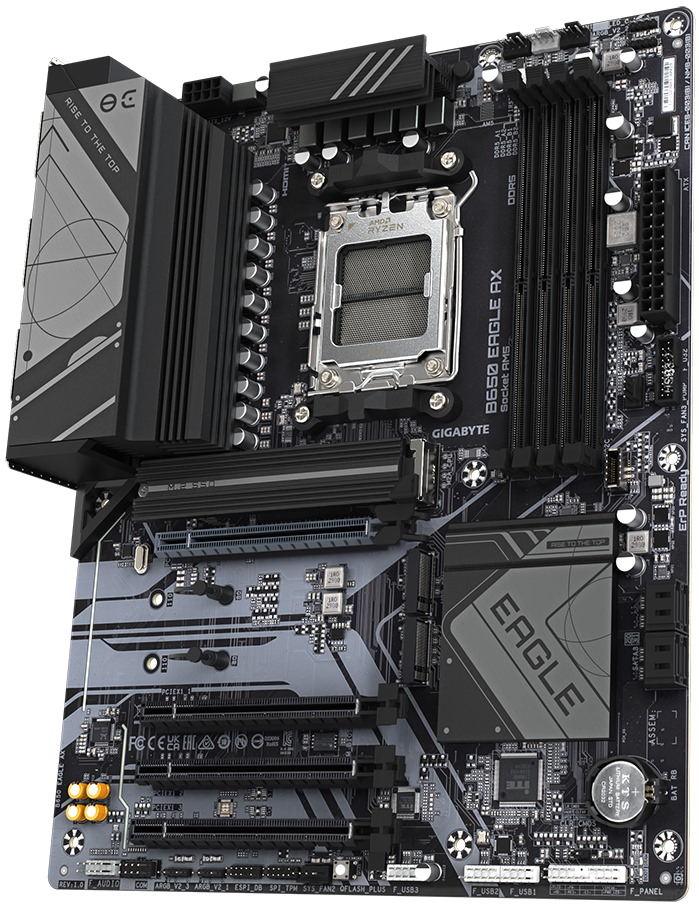GIGABYTE B650 EAGLE AX / AMD B650 / AM5 / 4x DDR5 / ATX