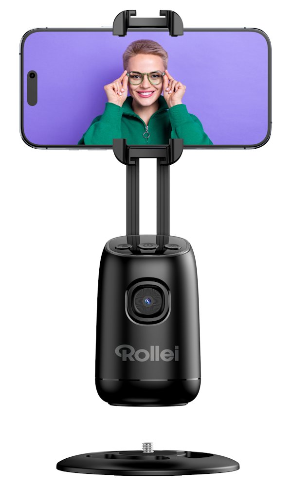 Rollei Stativ Easy Creator Desktop/ 23158/ AI Tracking: Inteligentní rozpoznávání obličeje