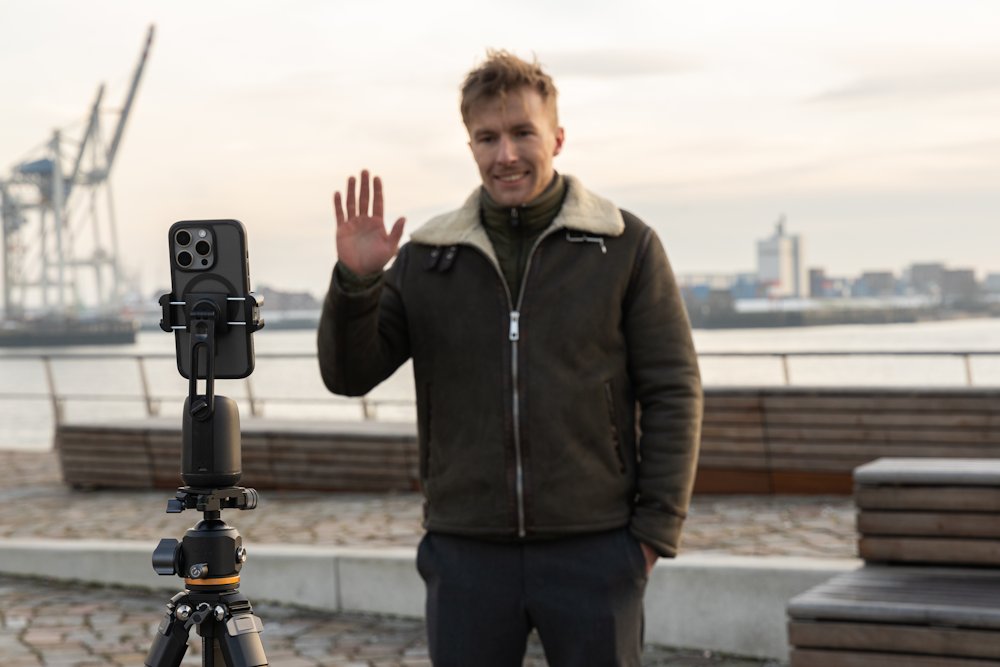 Rollei Stativ Easy Creator Desktop/ 23158/ AI Tracking: Inteligentní rozpoznávání obličeje