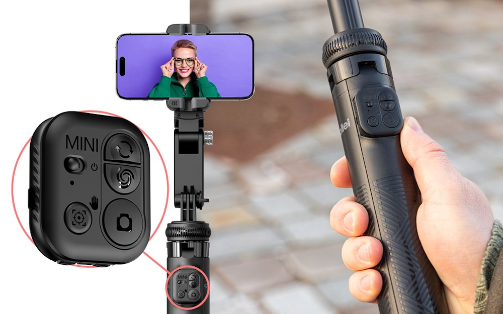 Rollei Stativ Easy Creator Gimbal/ 23156/ AI Tracking: Inteligentní rozpoznávání obličeje