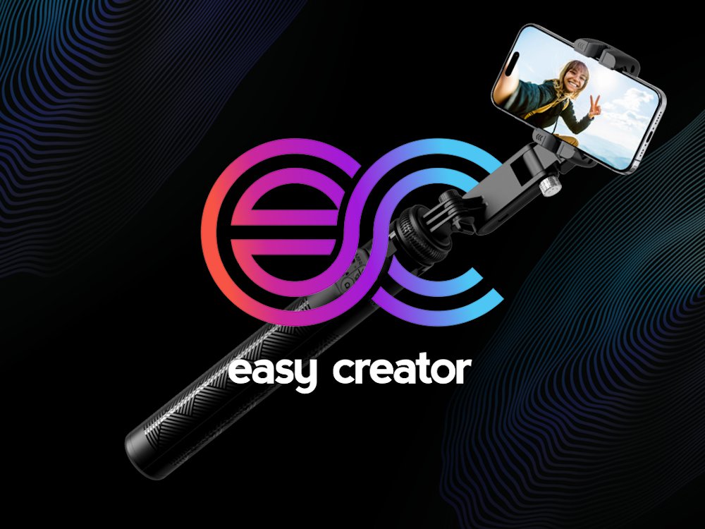 Rollei Stativ Easy Creator Gimbal/ 23156/ AI Tracking: Inteligentní rozpoznávání obličeje