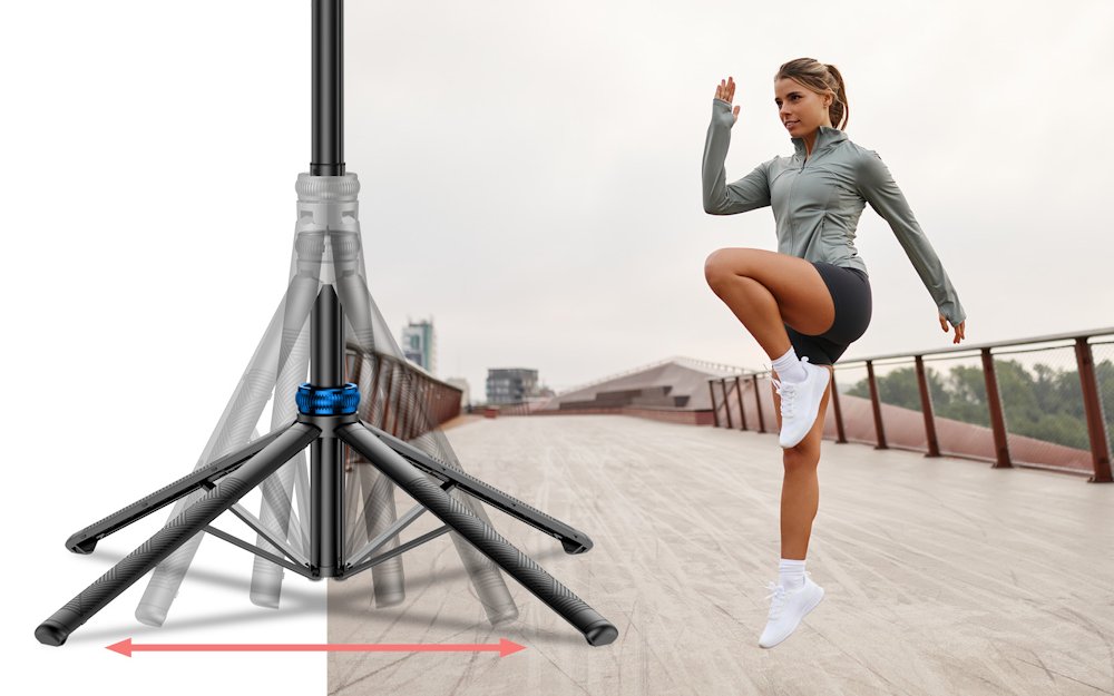 Rollei Stativ Easy Creator Quadpod/ 23152/ AI Tracking: Inteligentní rozpoznávání obličeje