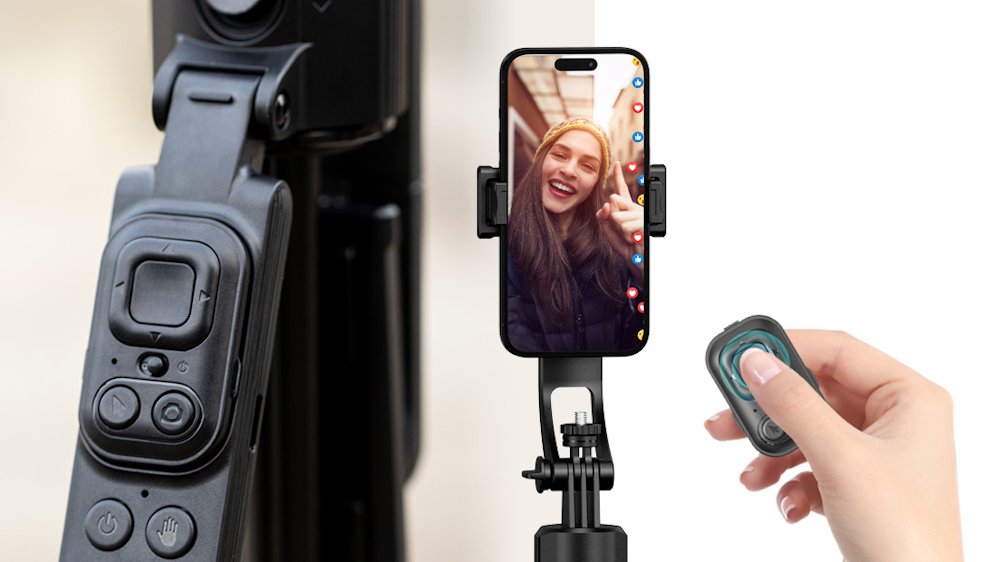 Rollei Stativ Easy Creator Quadpod/ 23152/ AI Tracking: Inteligentní rozpoznávání obličeje