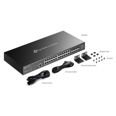 TP-Link SX3832, Omada 24-Port 10GB L2+ Managed Switch, 24× 10GB LAN, 8x 10GB SFP+