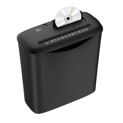 AT skartovač AT-6S/ řez 6 mm/ pracovní šíře 220 mm/ kapacita 10 listů/ objem koše 13 l/ stupeň utajení P1/ černý