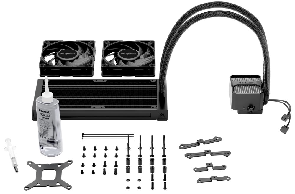 Be quiet! vodní chladič CPU Silent Loop 3 ARGB 240mm / 2x120mm PWM fan / Intel i AMD / černý