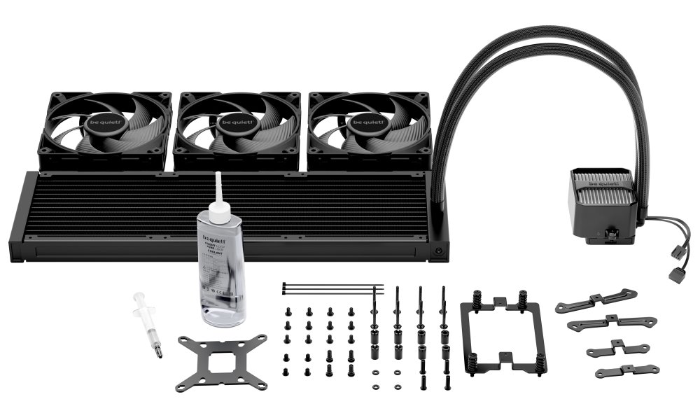 Be quiet! vodní chladič CPU Silent Loop 3 ARGB 420mm / 3x140mm PWM fan / Intel i AMD / černý