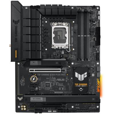 ASUS TUF GAMING B760-PLUS WIFI / Intel B760 / LGA1700 / 4x DDR5 / 3x M.2 / DP / HDMI / 1x USB-C / Wi-Fi / ATX