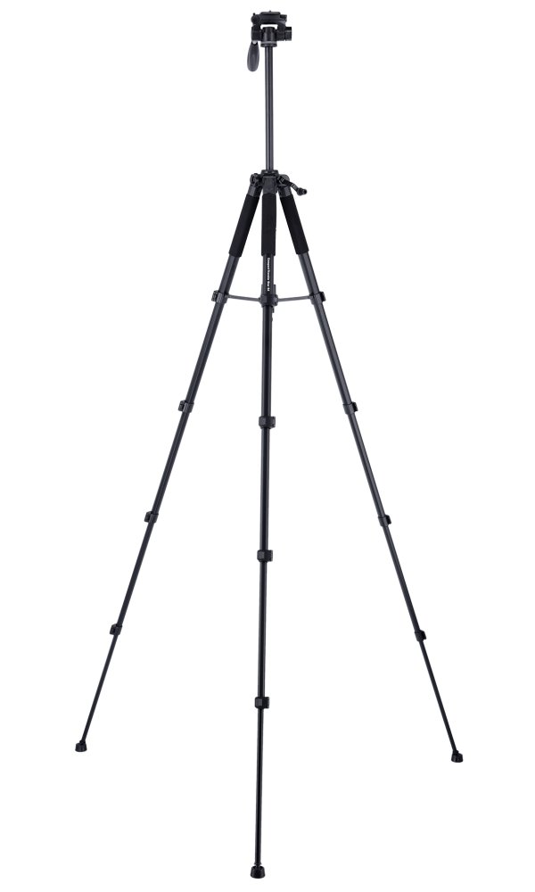 Rollei Stativ Compact Traveler Star S4 / Zátěž 5kg/ Vytažený 160cm/ Černý