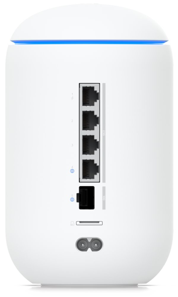 Ubiquiti UniFi Dream Router 7  - Router, 2,4/5/6GHz, Wi-Fi 7, Full UniFi OS, IDS/IPS, 4x 2.5GbE, 1x SFP+, 1x PoE(15W)