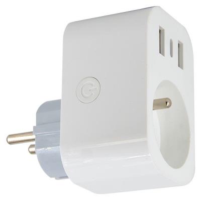 IMMAX NEO SMART chytrá vnitřní zásuvka s kolíkem (typ E)/ 16A/ 2x USB/ 1x USB-C/ Zigbee/ LIDL/ TUYA