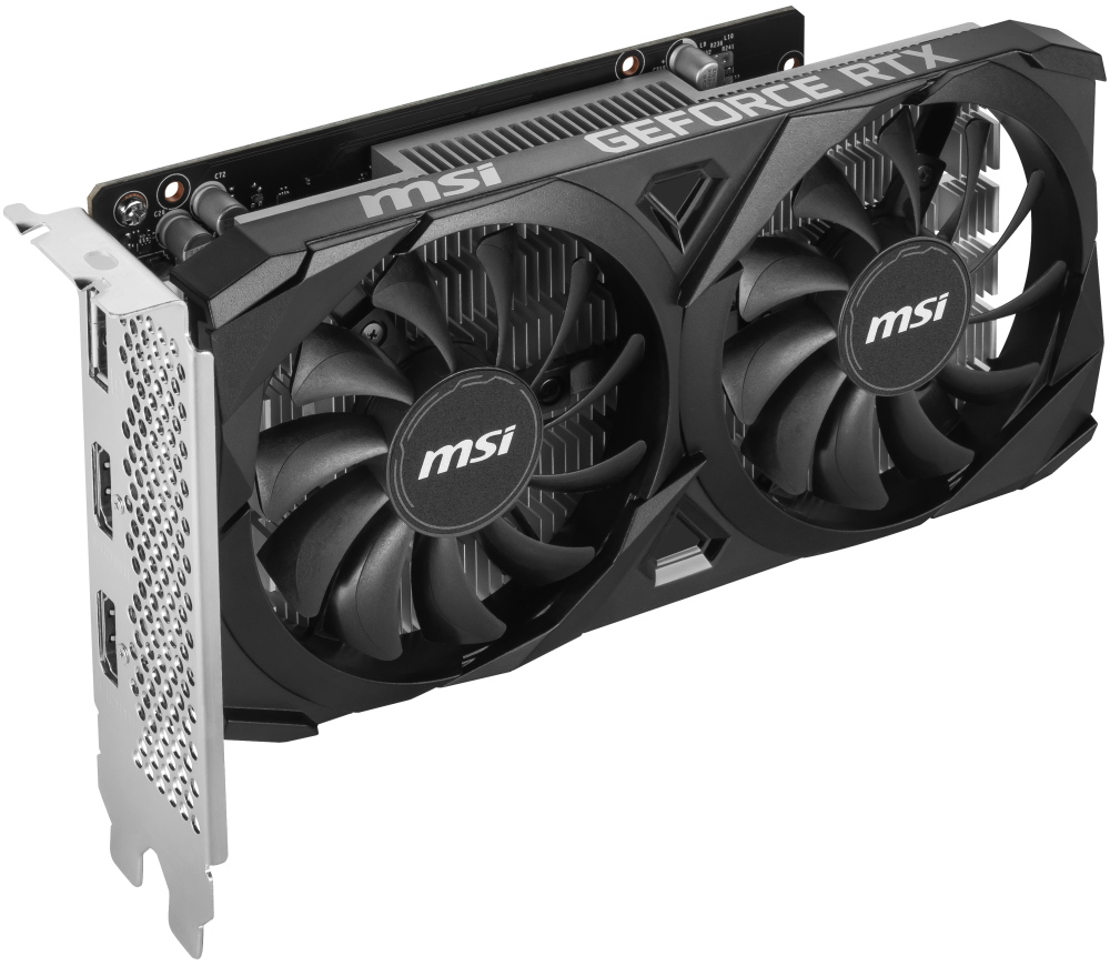 MSI GeForce RTX 3050 VENTUS 2X E 6G OC / 6GB GDDR6 / PCI-E / DP / 2x HDMI