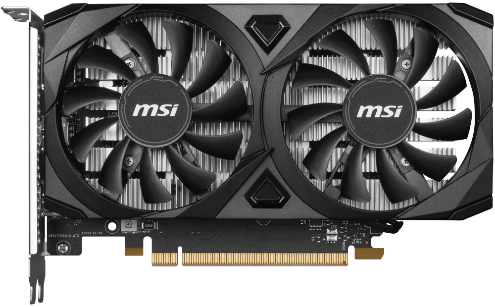 MSI GeForce RTX 3050 VENTUS 2X E 6G OC / 6GB GDDR6 / PCI-E / DP / 2x HDMI