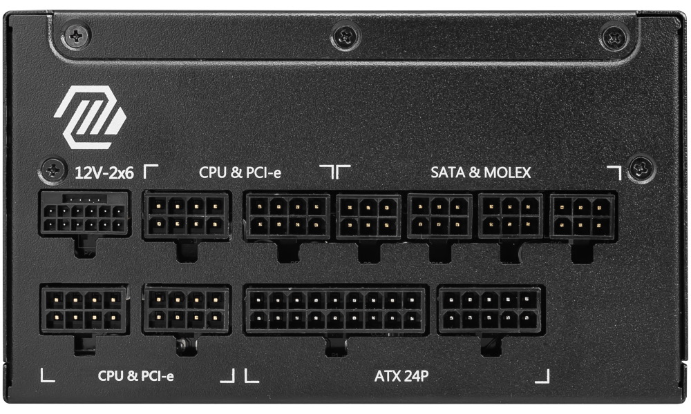 MSI zdroj MAG A1000GL PCIE5/ 1000W/ ATX3.1/ akt. PFC/ 7 let celk. záruka/ 135mm fan/ modulární kabeláž/ 80PLUS Gold