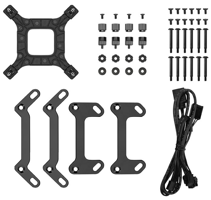 DEEPCOOL vodní chladič LQ360 / 3x120mm ARG fan / černý