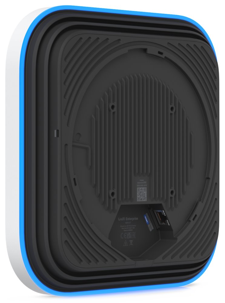 Ubiquiti UniFi E7 - Enterprise Wi-Fi 7 AP, 2.4/5/6GHz, až 20.8Gbps, 1x 10GbE, 1x GbE, vnitřní, PoE++ (bez PoE inj.)