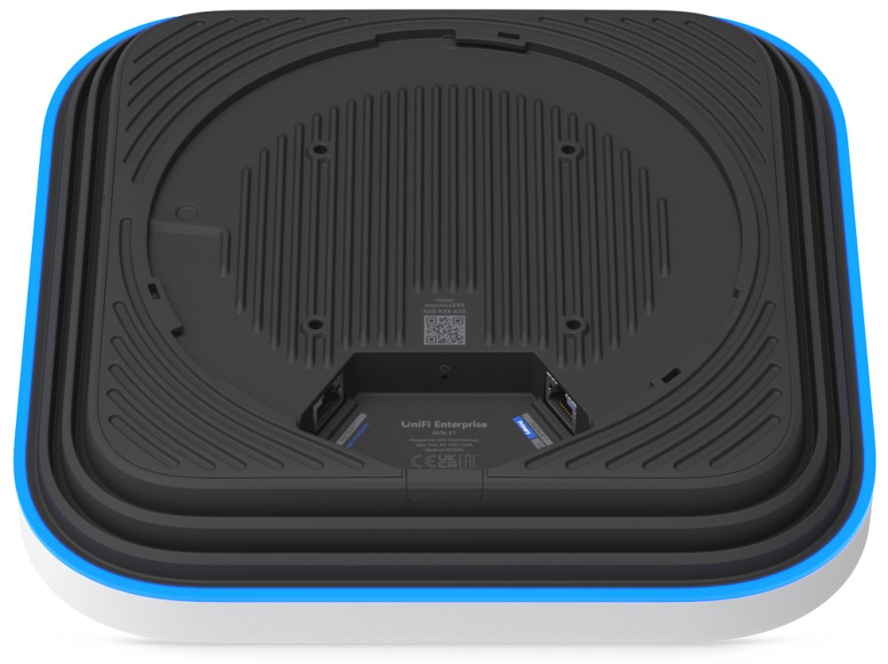 Ubiquiti UniFi E7 - Enterprise Wi-Fi 7 AP, 2.4/5/6GHz, až 20.8Gbps, 1x 10GbE, 1x GbE, vnitřní, PoE++ (bez PoE inj.)