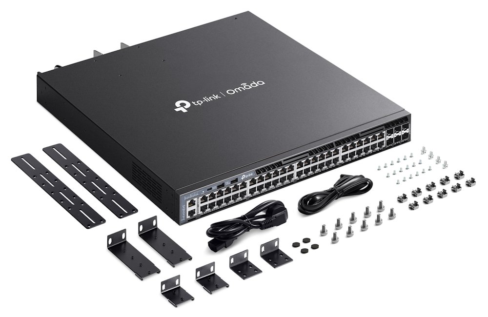 TP-Link SG6654XHP, Omada 48-Port Gigabit L3 PoE Switch, 48x GLAN PoE+, 6x 10GB SFP+, 1440W PoE budget