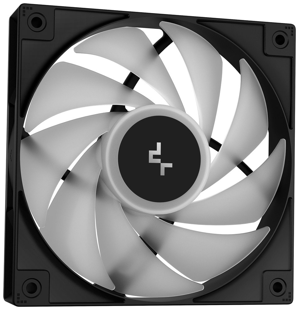 DEEPCOOL vodní chladič LE240 V2 / 2x120 PWM ARGB fan / displej / černý
