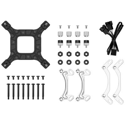 DEEPCOOL vodní chladič LE240 V2 / 2x120 PWM ARGB fan / displej / černý