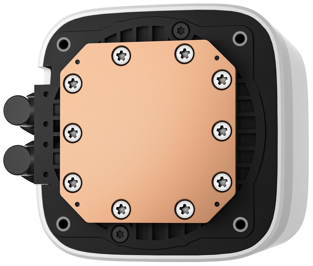 DEEPCOOL vodní chladič LE240 V2/ 2x120 PWM ARGB fan / displej / bílý