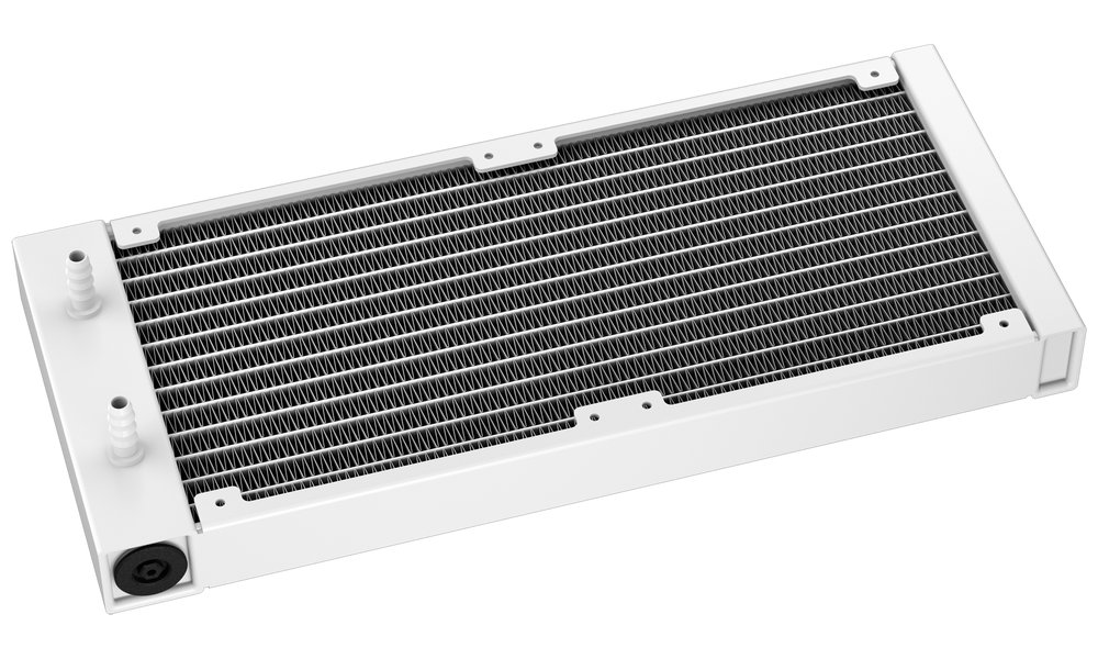 DEEPCOOL vodní chladič LE240 V2/ 2x120 PWM ARGB fan / displej / bílý