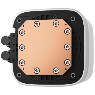 DEEPCOOL vodní chladič LE240 V2/ 2x120 PWM ARGB fan / displej / bílý