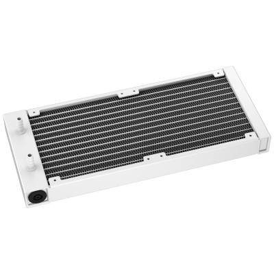 DEEPCOOL vodní chladič LE240 V2/ 2x120 PWM ARGB fan / displej / bílý