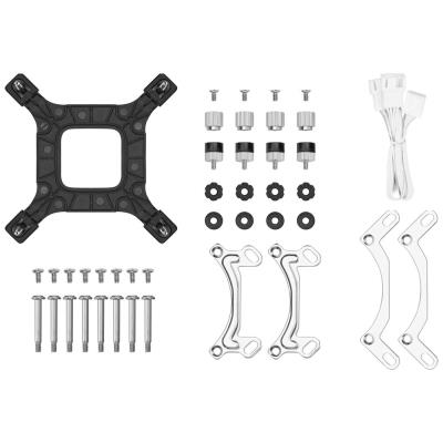 DEEPCOOL vodní chladič LE240 V2/ 2x120 PWM ARGB fan / displej / bílý