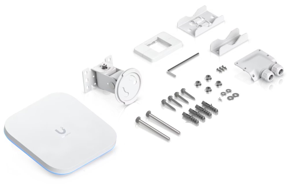 Ubiquiti UniFi E7 Campus - Enterprise Wi-Fi 7 AP, 2.4/5GHz, až 17.9Gbps, 1x 10GbE, 1x GbE, IPX6, PoE++ (bez PoE inj.)