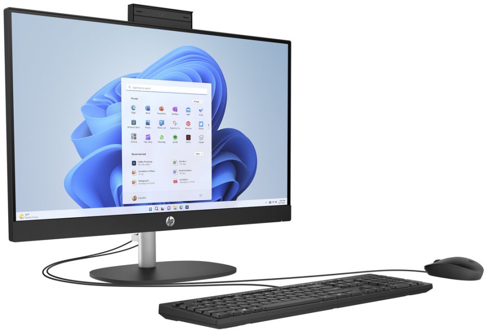 HP 24-cr0013nc/ AiO/ i5-1334U/ 16GB DDR4/ 1TB SSD/ Intel Iris Xe/ 24" FHD,matný/ W11H/ kbd+myš/ černý