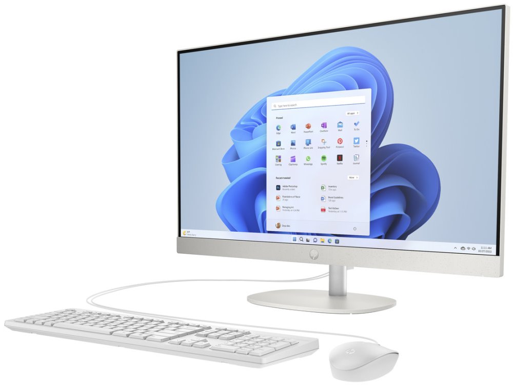 HP 27-cr0013nc/ AiO/ i5-1354U/ 16GB DDR4/ 1TB SSD/ Intel Iris Xe/ 27" FHD,matný/ W11H/ kbd+myš/ bílý