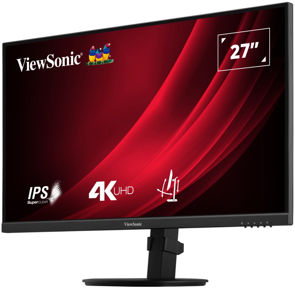 POŠKOZENÝ OBAL - ViewSonic VG2708-4K / 27"/ IPS/ 16:9/ 3840x2160/ 4ms/ 360cd/m2/ DP/ HDMI/ PIVOT /výškově nastavitelný