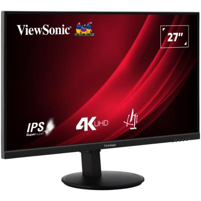 POŠKOZENÝ OBAL - ViewSonic VG2708-4K / 27"/ IPS/ 16:9/ 3840x2160/ 4ms/ 360cd/m2/ DP/ HDMI/ PIVOT /výškově nastavitelný