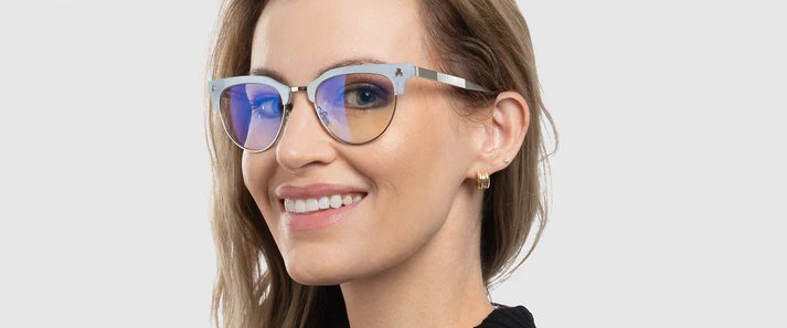 GUNNAR kancelářske/herní brýle CALIFORNIA DREAMIN' BEACH BLUE * jantárová skla * BLF 65 * GUNNAR focus