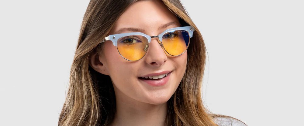 GUNNAR kancelářske/herní brýle CALIFORNIA DREAMIN' BEACH BLUE * čírá  skla * BLF 35  * GUNNAR focus