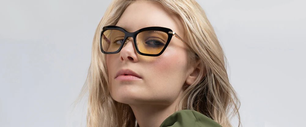 GUNNAR kancelářske/herní brýle  ANNA ONYX čirá skla BLF 35 GUNNAR focus