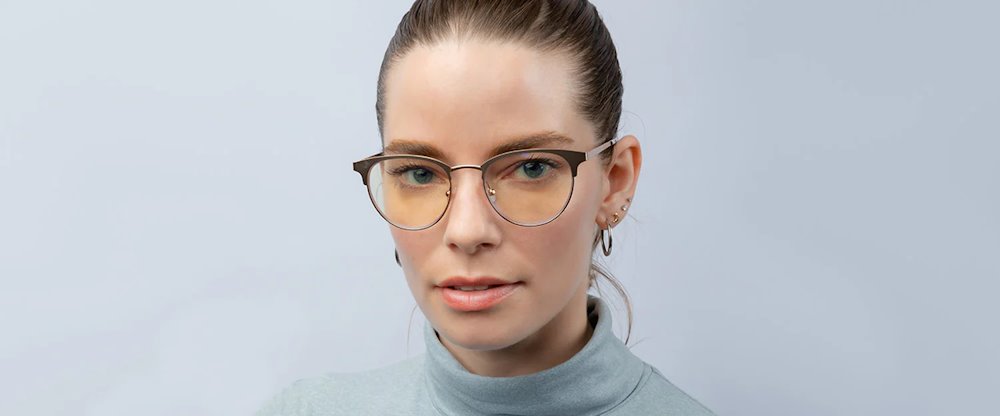 GUNNAR kancelářske/herní brýle APEX ONYX/NAVY * jantárová skla * BLF 65 * GUNNAR focus