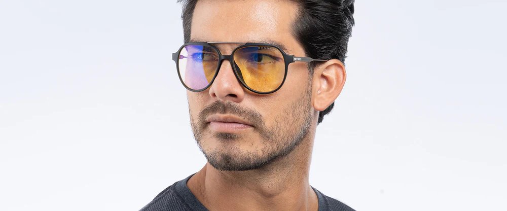 GUNNAR kancelářske/herní brýle CALL OF DUTY - GHOST* obruby ONYX/MERCURY * jantarová skla * GUNNAR focus